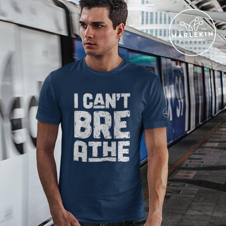 SHIRT BUBEN • I CAN'T BREATHE - DUNKEL-HARLEKINSHOP