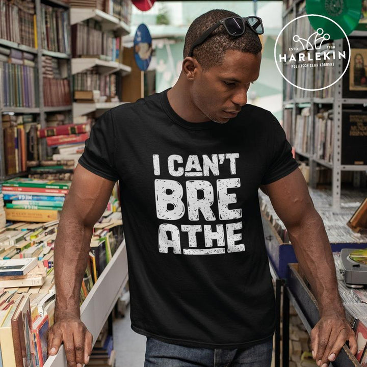 SHIRT BUBEN • I CAN'T BREATHE - DUNKEL-HARLEKINSHOP