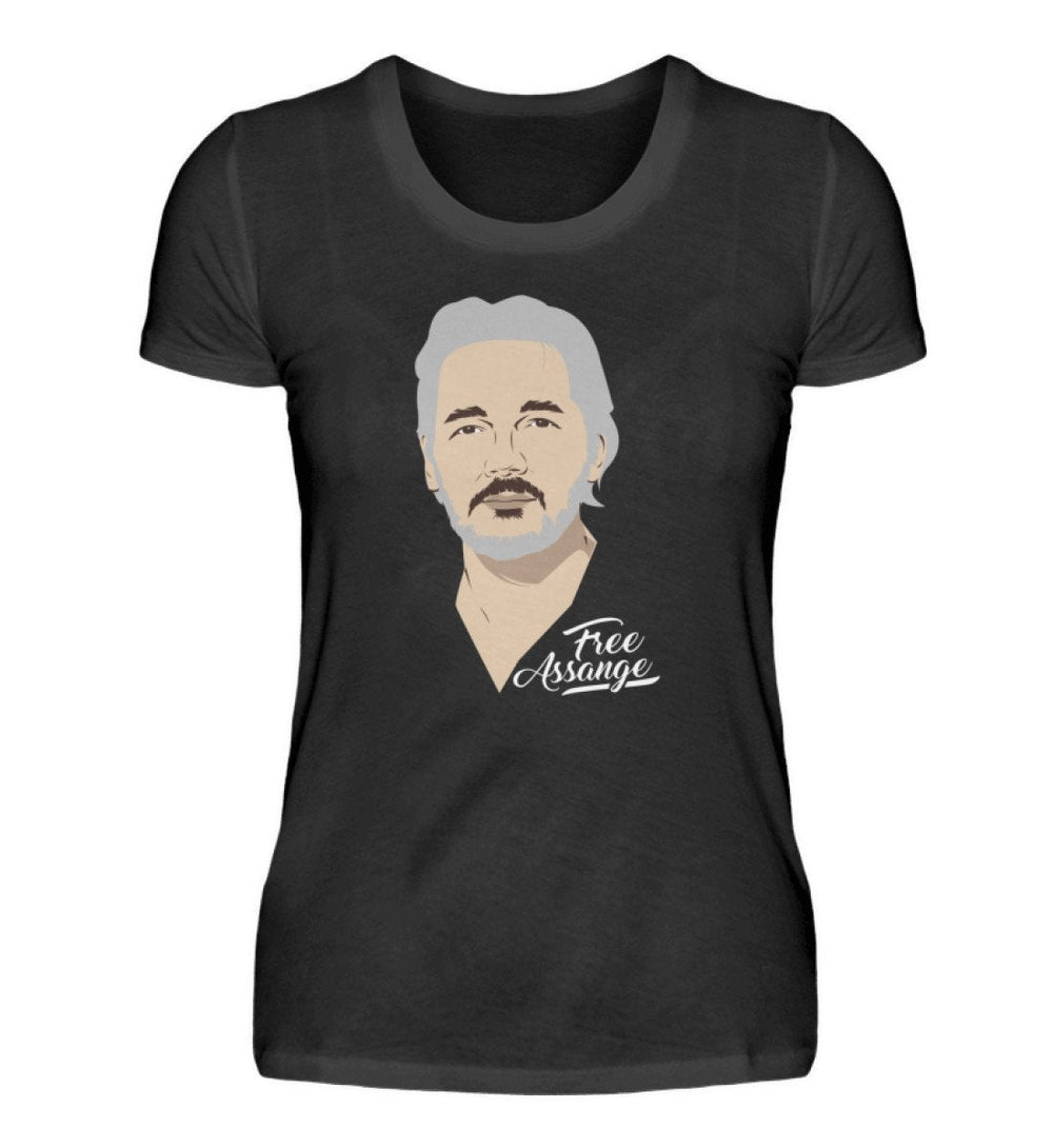 SHIRT MÄDELS • FREE ASSANGE! / COLOR-HARLEKINSHOP