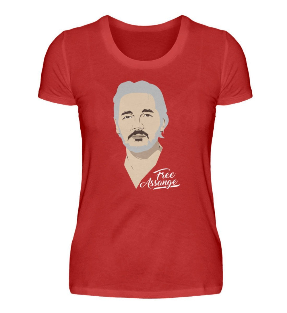 SHIRT MÄDELS • FREE ASSANGE! / COLOR-HARLEKINSHOP