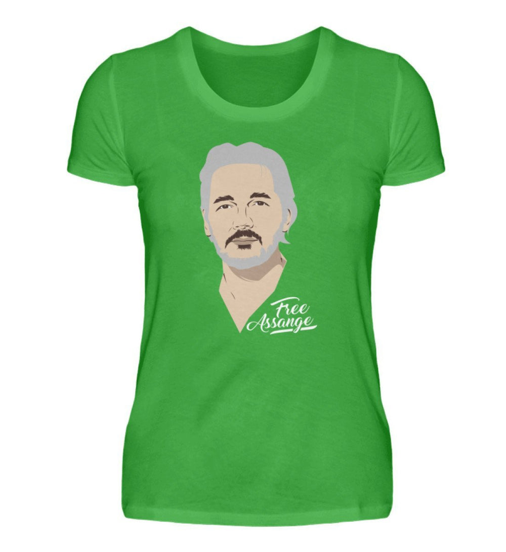 SHIRT MÄDELS • FREE ASSANGE! / COLOR-HARLEKINSHOP