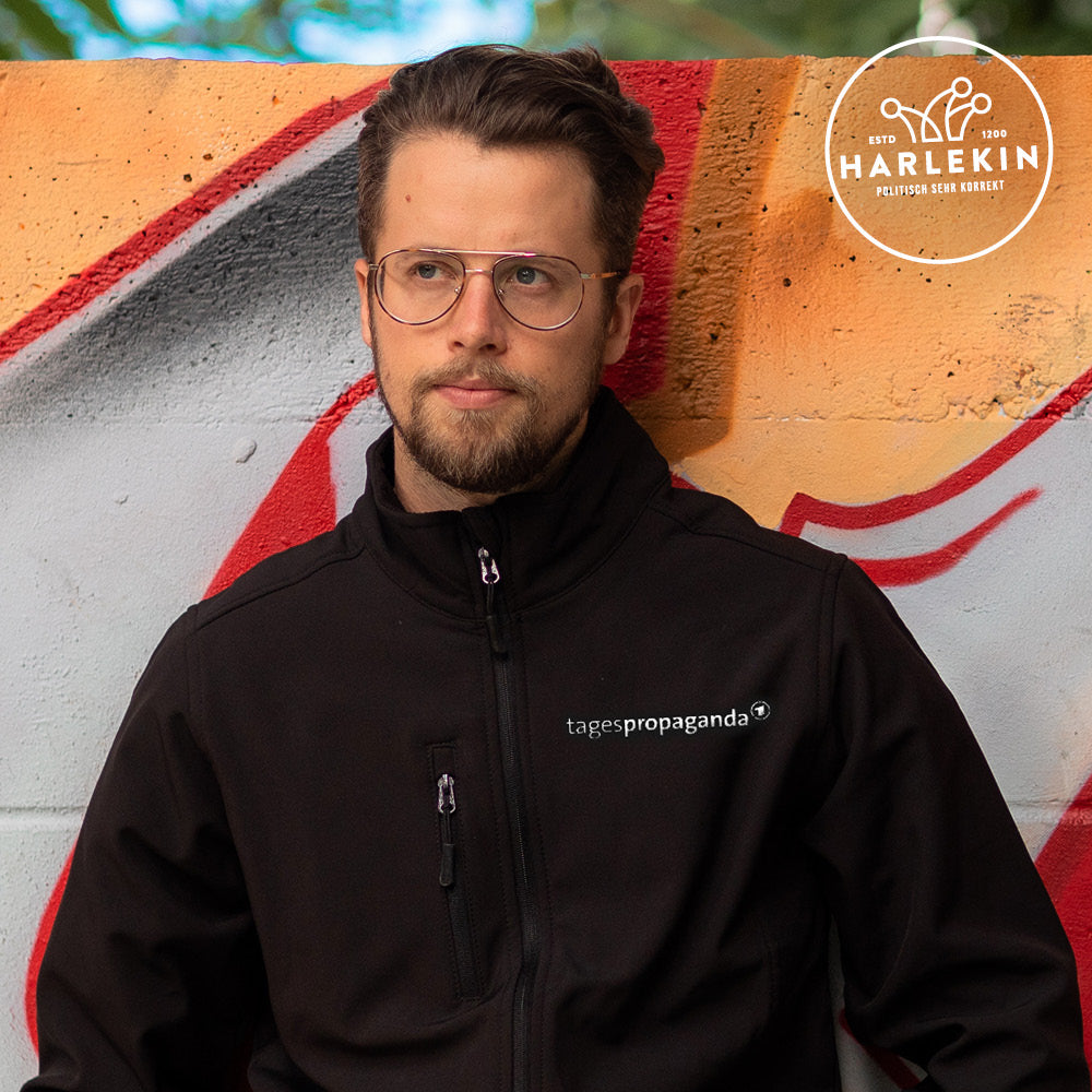SOFTSHELL JACKE BUBEN / EDLER STICK • TAGESPROPAGANDA-HARLEKINSHOP