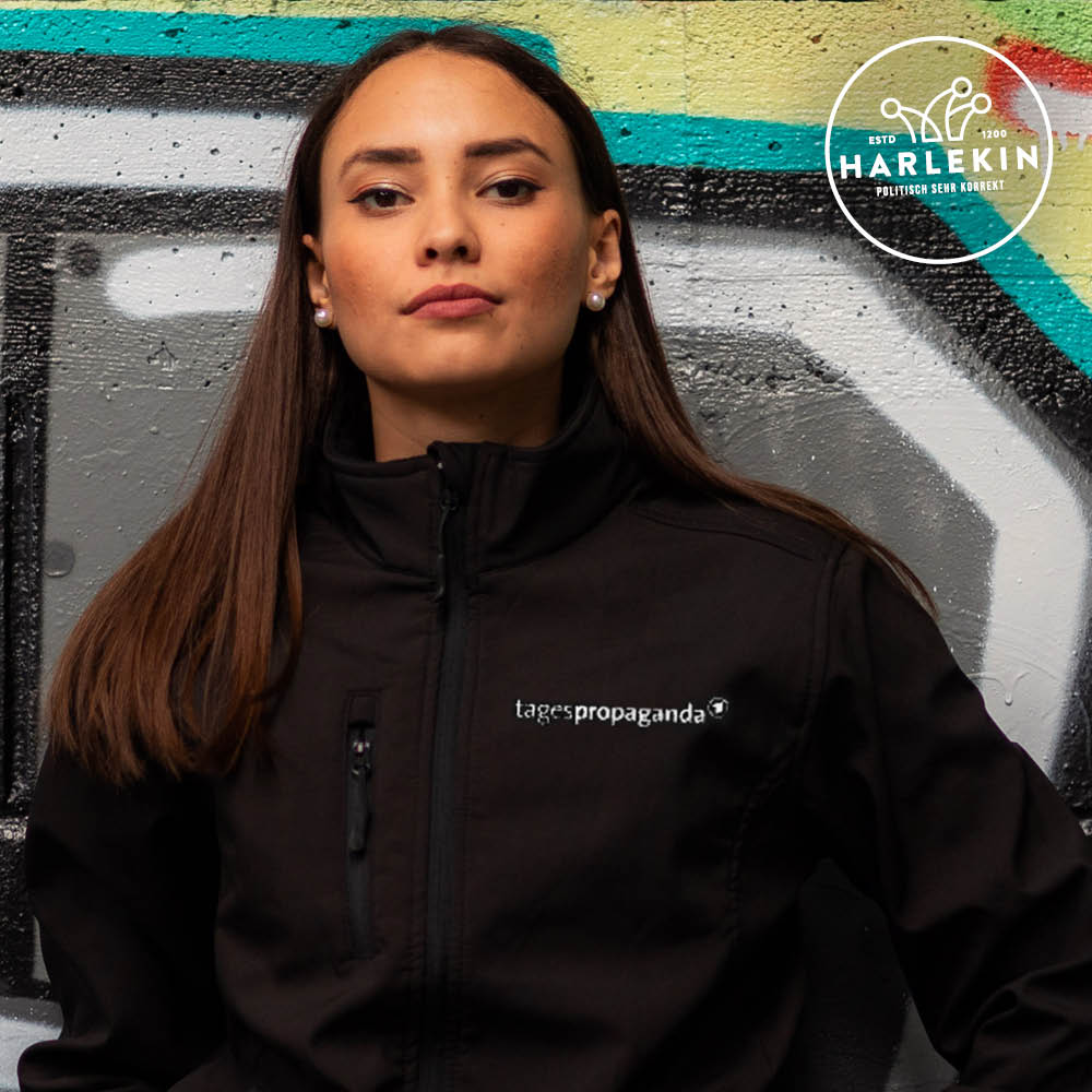 SOFTSHELL JACKE MÄDELS / EDLER STICK • TAGESPROPAGANDA-HARLEKINSHOP