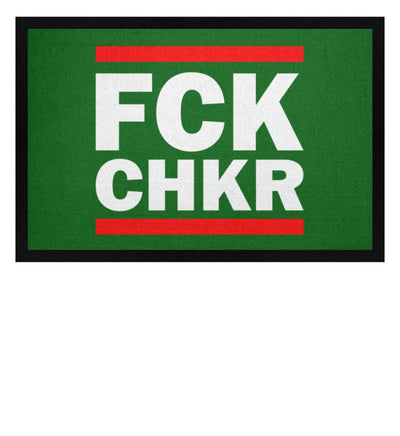 SPASSKULTUR FUSSMATTE • FCK CHKR FAKTENCHECKER-HARLEKINSHOP