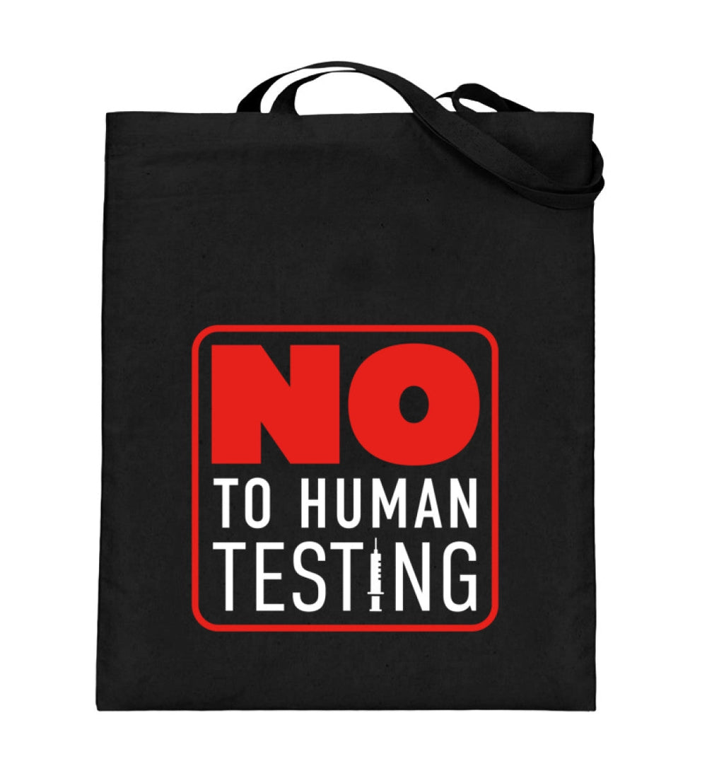 SPASSKULTUR STOFFTASCHE • NO HUMAN TESTING-HARLEKINSHOP