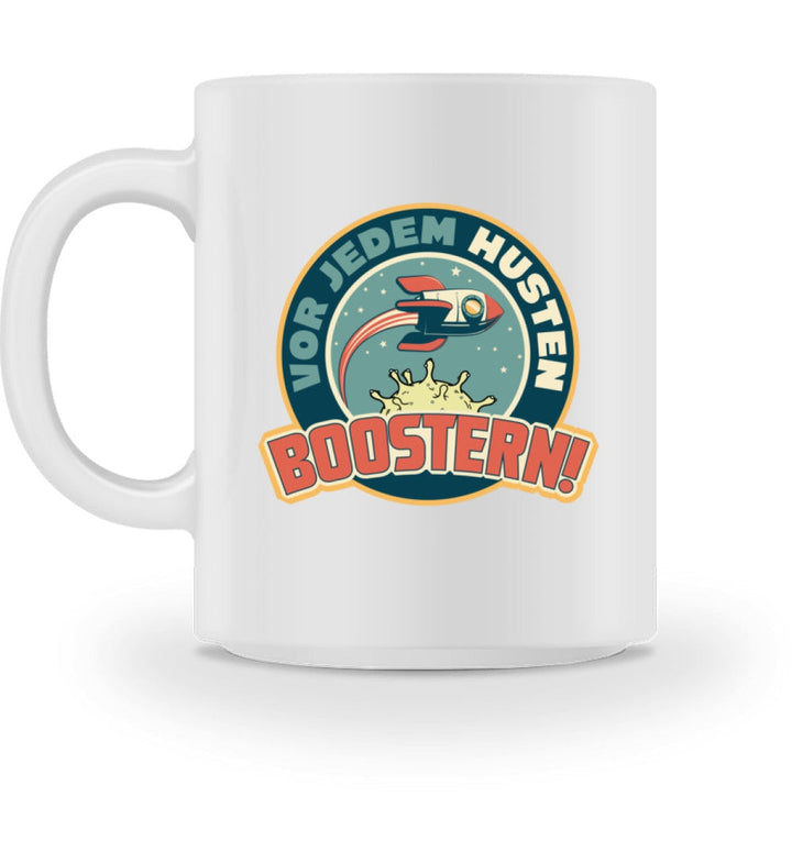 SPASSKULTUR TASSE • VOR JEDEM HUSTEN BOOSTERN-HARLEKINSHOP