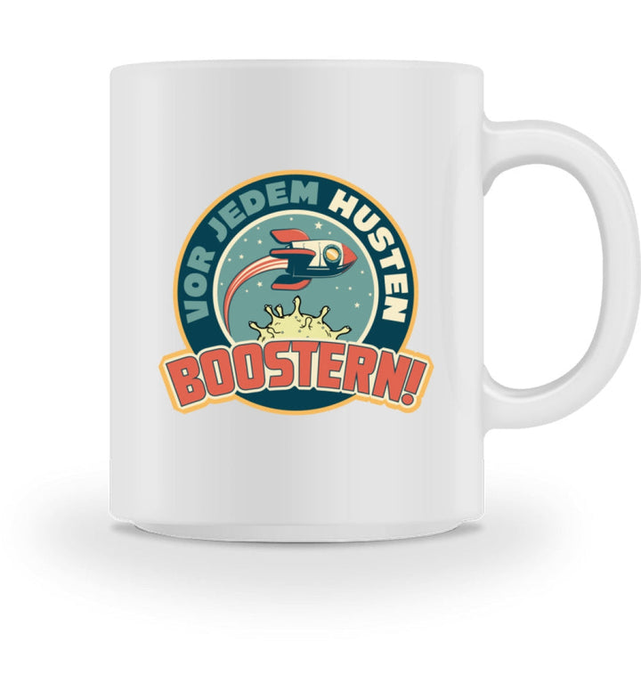 SPASSKULTUR TASSE • VOR JEDEM HUSTEN BOOSTERN-HARLEKINSHOP