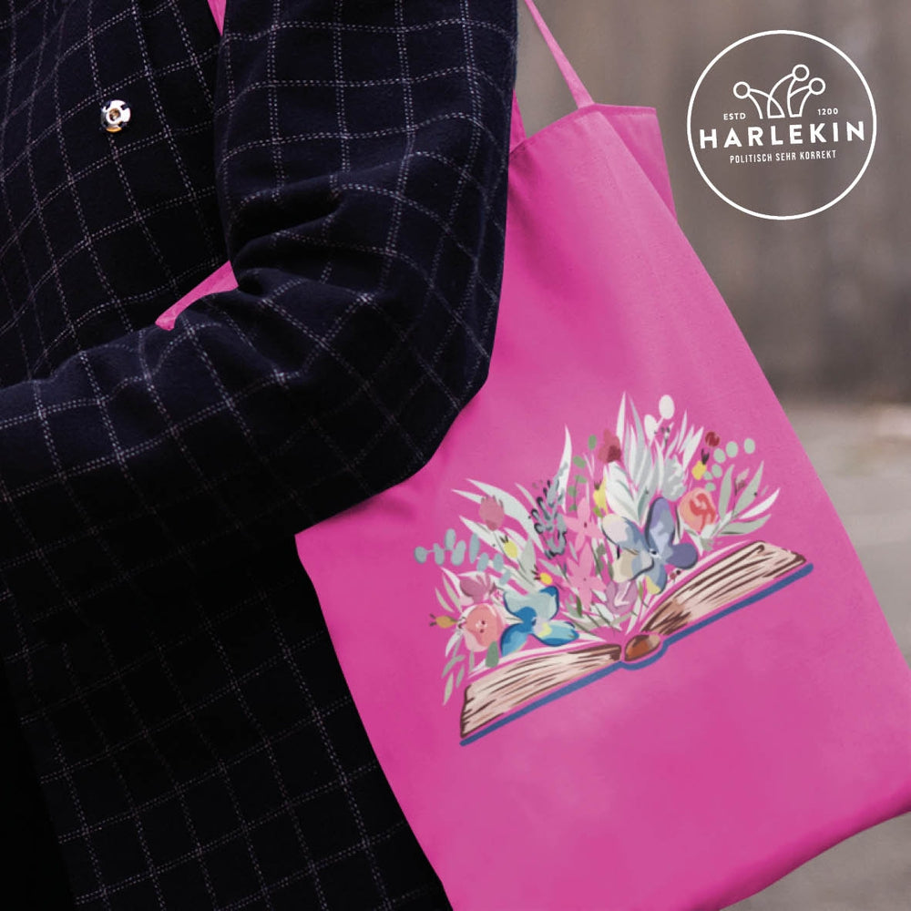 STOFFTASCHE • BOOKS & FLOWERS-HARLEKINSHOP