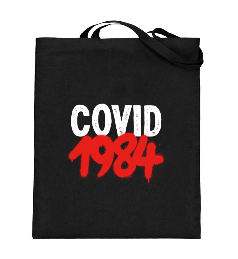 STOFFTASCHE • COVID 1984 - DUNKEL-HARLEKINSHOP