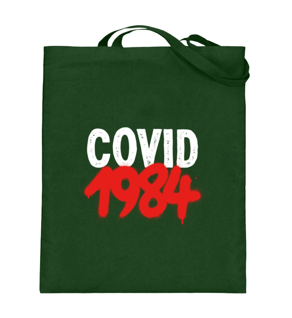 STOFFTASCHE • COVID 1984 - DUNKEL-HARLEKINSHOP