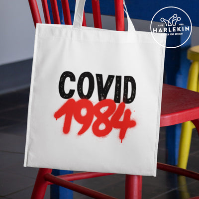 STOFFTASCHE • COVID 1984 - HELL-HARLEKINSHOP