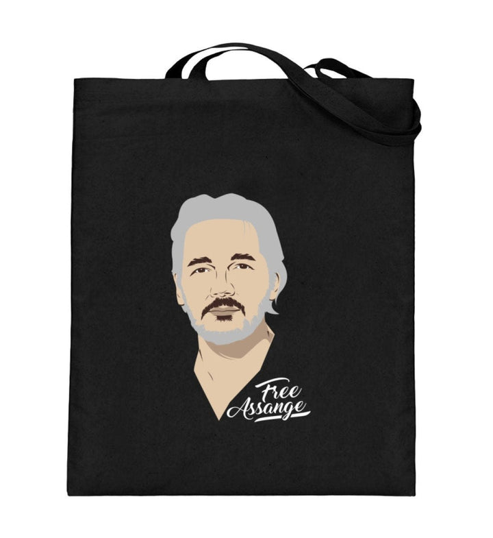 STOFFTASCHE • FREE ASSANGE! / COLOR-HARLEKINSHOP
