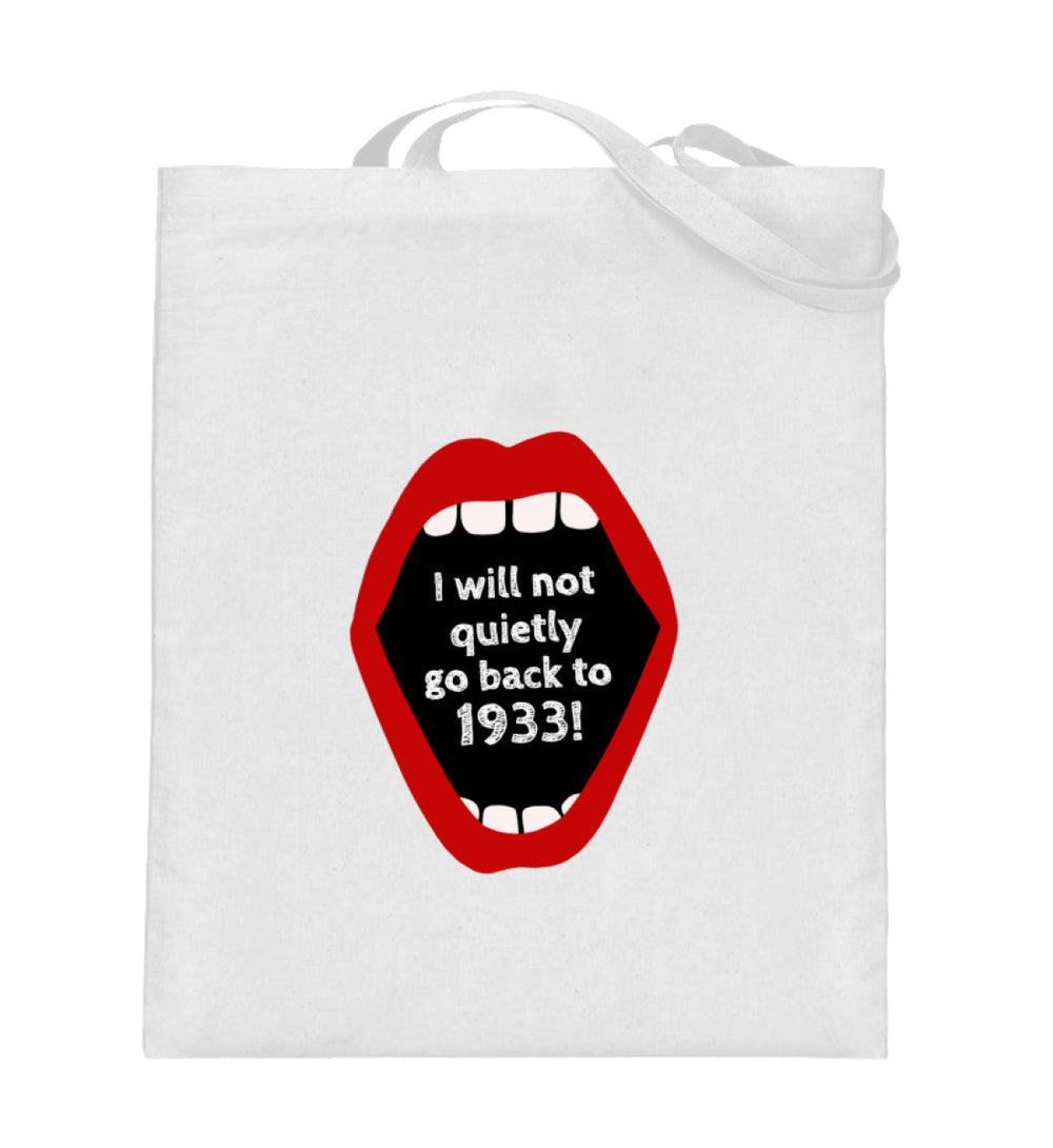 STOFFTASCHE • I WILL NOT QUIETLY GO BACK TO 1933-HARLEKINSHOP