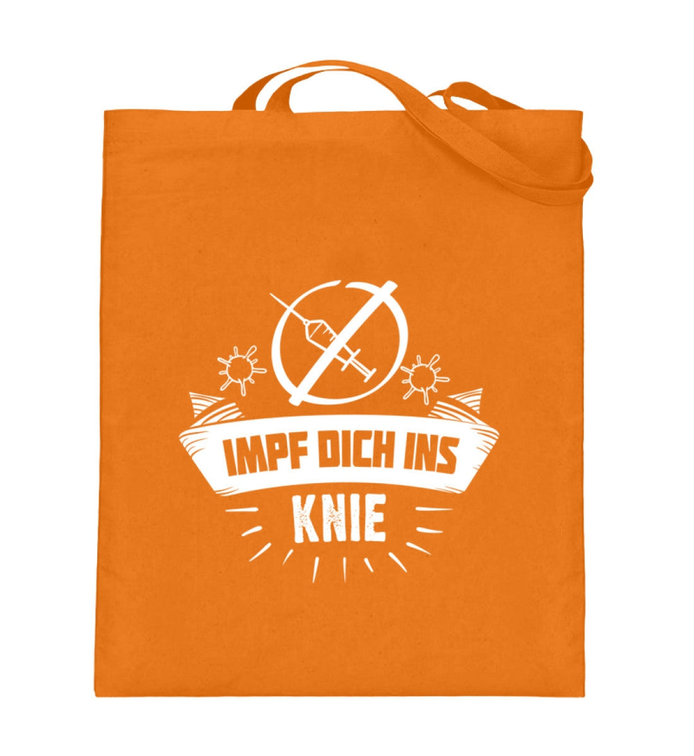 STOFFTASCHE • IMPF DICH INS KNIE / #IMPFTEUCHINSKNIE-HARLEKINSHOP