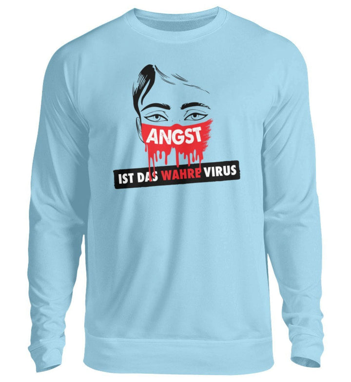 SWEATER BUBEN • ANGST IST DAS WAHRE VIRUS-HARLEKINSHOP