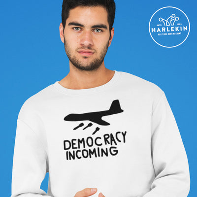 SWEATER BUBEN • DEMOCRACY INCOMING - HELL-HARLEKINSHOP