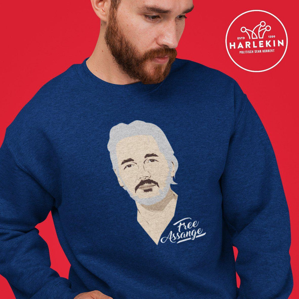 SWEATER BUBEN • FREE ASSANGE! / COLOR-HARLEKINSHOP