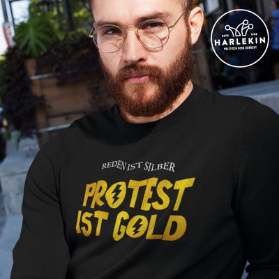 SWEATER BUBEN • REDEN IST SILBER, PROTEST IST GOLD