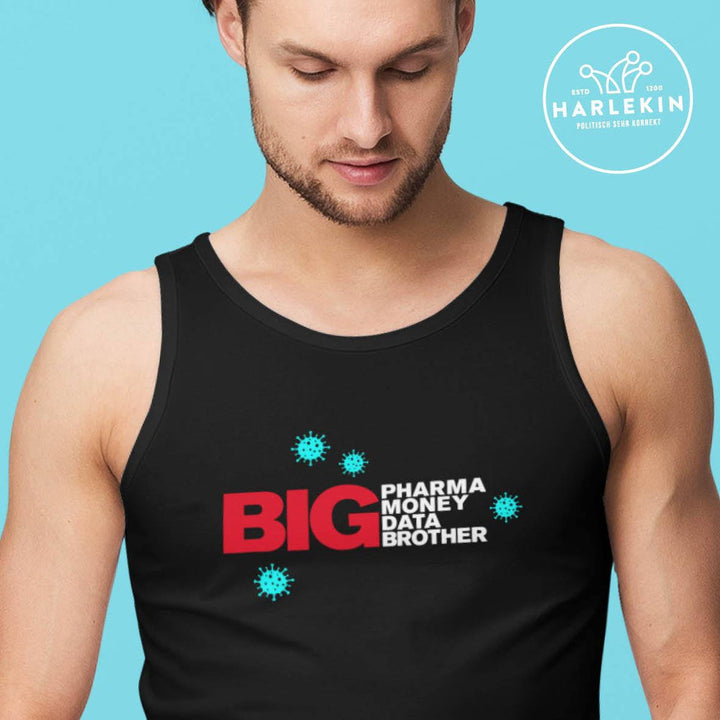 TANK TOP BUBEN • BIG PHARMA, BIG MONEY-HARLEKINSHOP