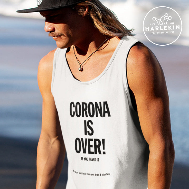 TANK TOP BUBEN • CORONA IS OVER IF YOU WANT IT-HARLEKINSHOP