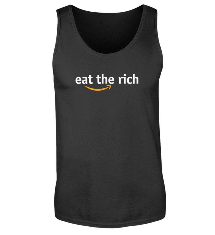 TANK TOP BUBEN • EAT THE RICH - DUNKEL-HARLEKINSHOP
