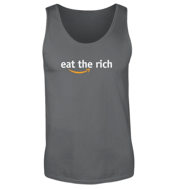 TANK TOP BUBEN • EAT THE RICH - DUNKEL-HARLEKINSHOP
