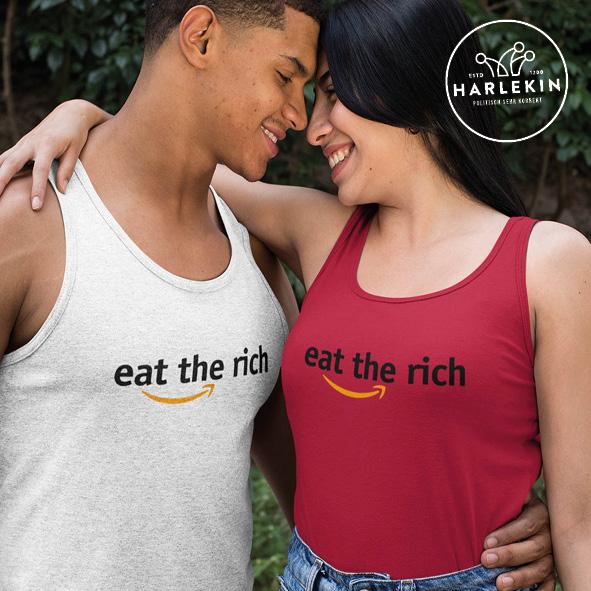 TANK TOP BUBEN • EAT THE RICH - HELL-HARLEKINSHOP
