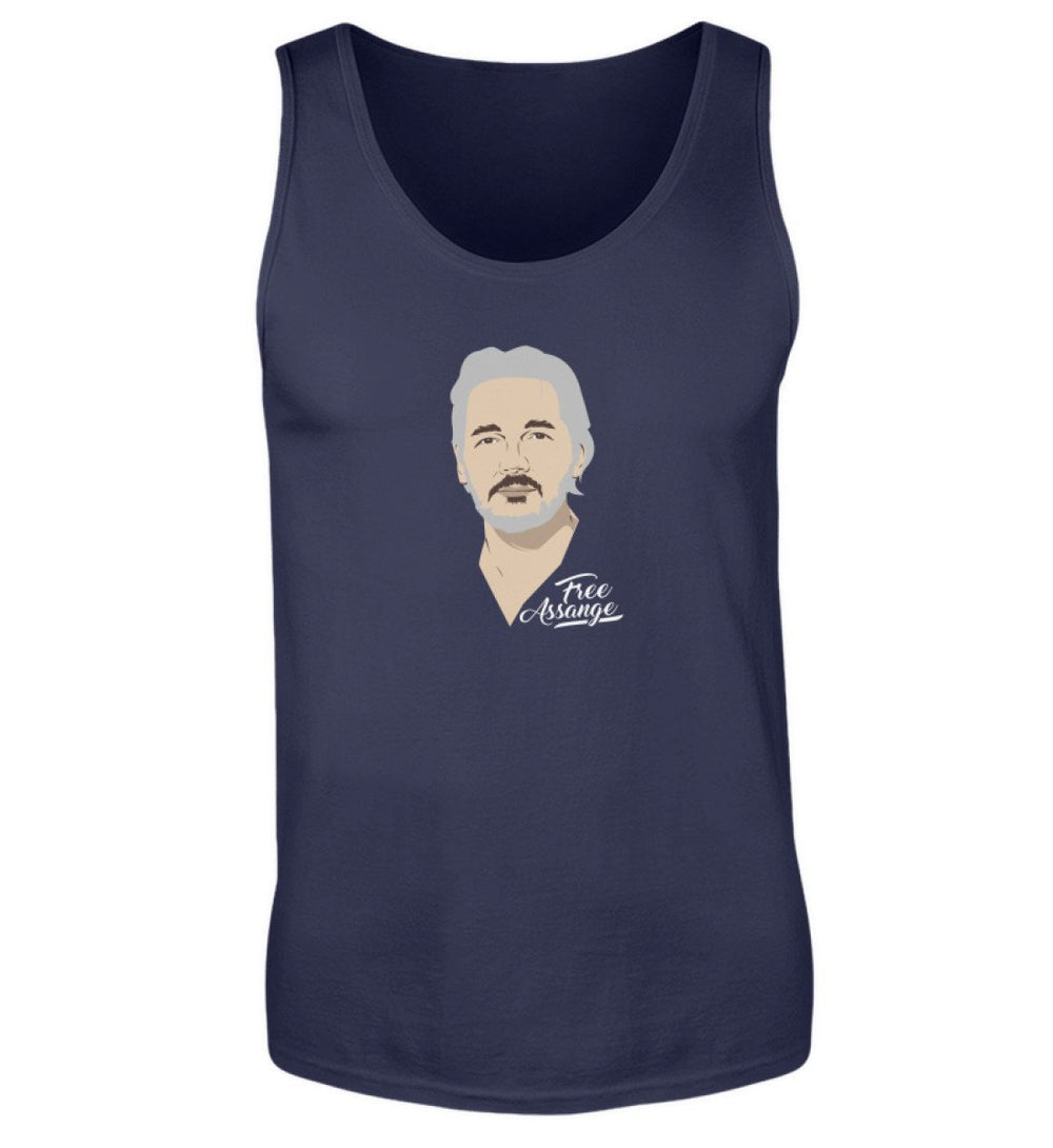 TANK TOP BUBEN • FREE ASSANGE! / COLOR-HARLEKINSHOP