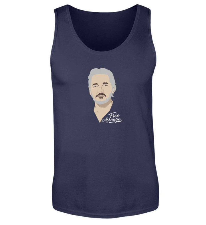 TANK TOP BUBEN • FREE ASSANGE! / COLOR-HARLEKINSHOP