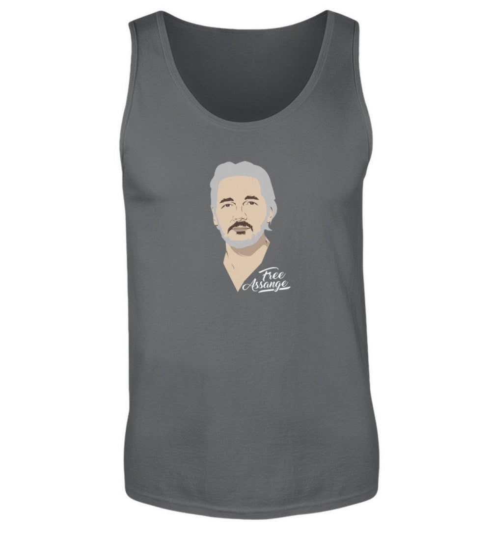 TANK TOP BUBEN • FREE ASSANGE! / COLOR-HARLEKINSHOP
