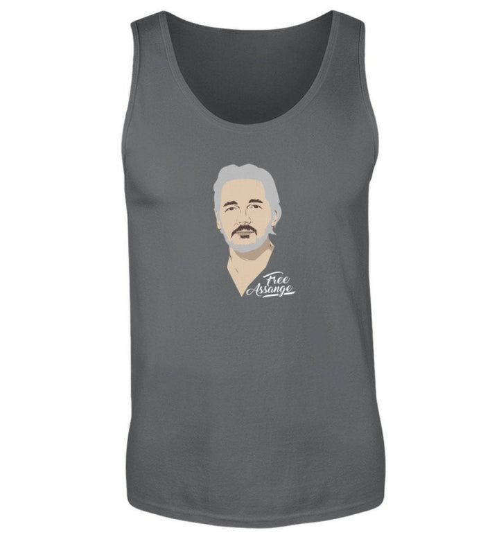 TANK TOP BUBEN • FREE ASSANGE! / COLOR-HARLEKINSHOP