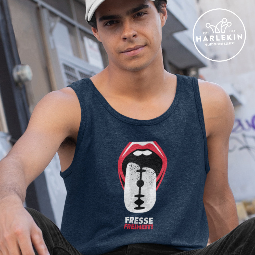 TANK TOP BUBEN • FRESSEFREIHEIT / ZUNGE-HARLEKINSHOP