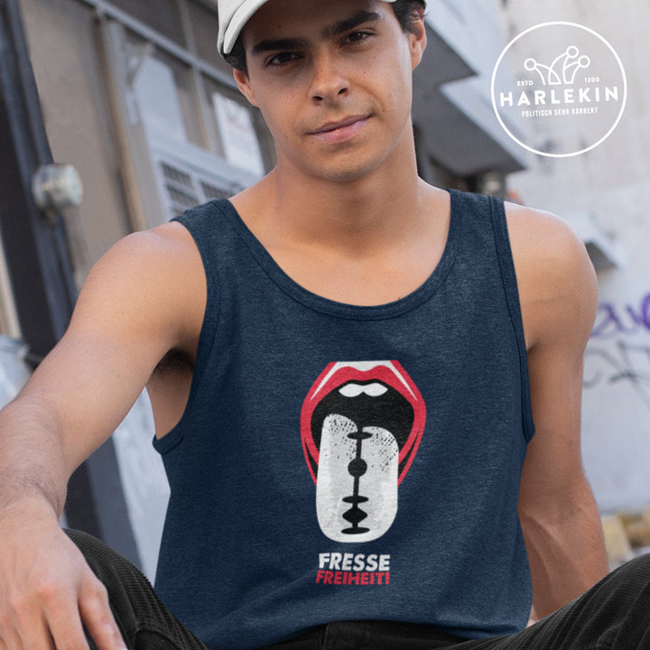 TANK TOP BUBEN • FRESSEFREIHEIT / ZUNGE-HARLEKINSHOP