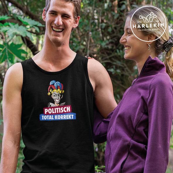 TANK TOP BUBEN • HARLEKIN POLITISCH TOTAL KORREKT-HARLEKINSHOP