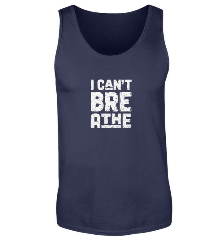TANK TOP BUBEN • I CAN'T BREATHE - DUNKEL-HARLEKINSHOP
