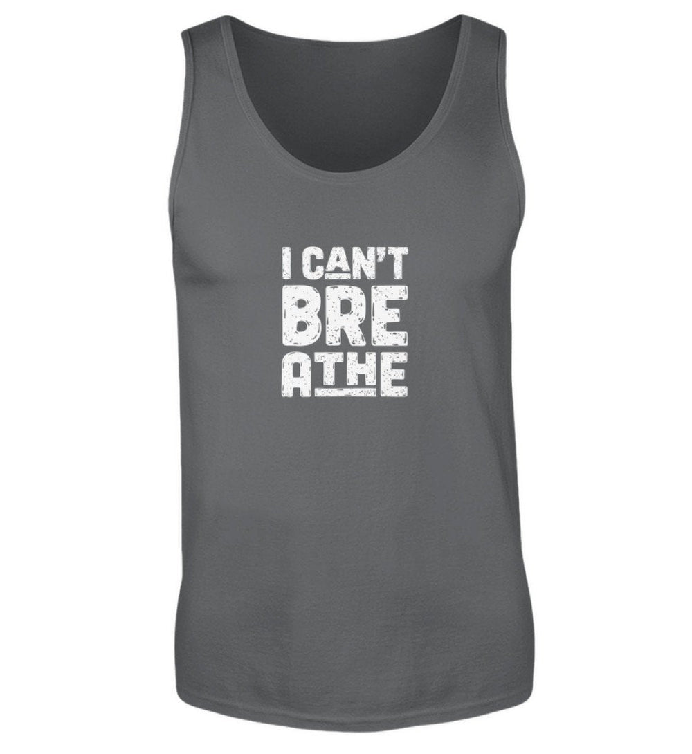 TANK TOP BUBEN • I CAN'T BREATHE - DUNKEL-HARLEKINSHOP