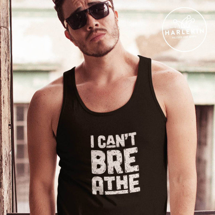 TANK TOP BUBEN • I CAN'T BREATHE - DUNKEL-HARLEKINSHOP
