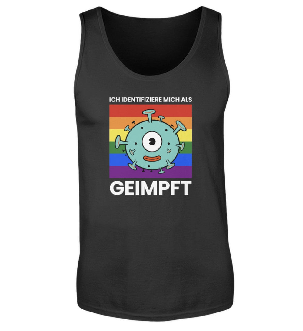 TANK TOP BUBEN • ICH IDENTIFIZIERE MICH ALS GEIMPFT-HARLEKINSHOP