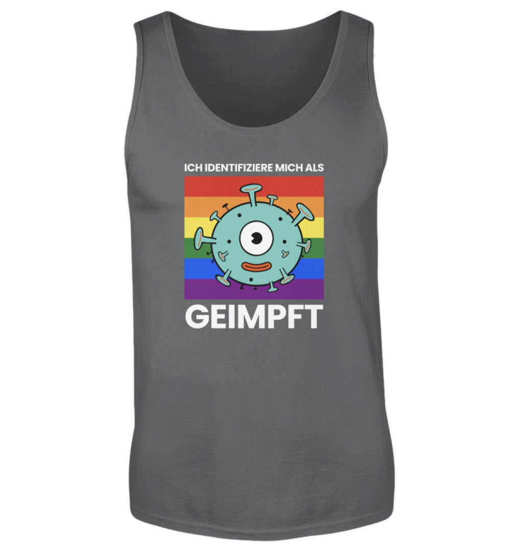TANK TOP BUBEN • ICH IDENTIFIZIERE MICH ALS GEIMPFT-HARLEKINSHOP