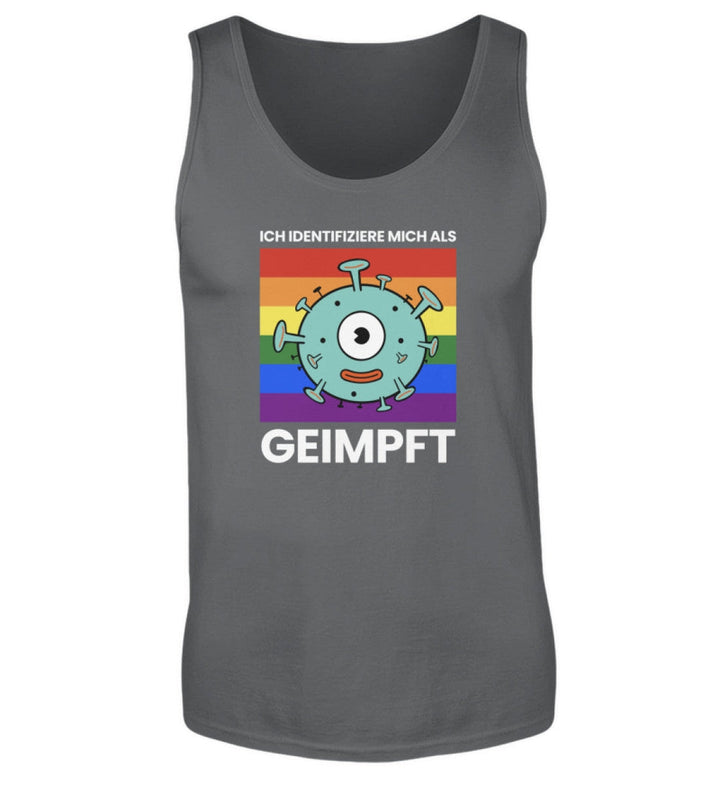 TANK TOP BUBEN • ICH IDENTIFIZIERE MICH ALS GEIMPFT-HARLEKINSHOP