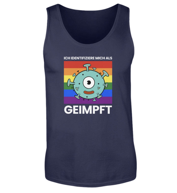 TANK TOP BUBEN • ICH IDENTIFIZIERE MICH ALS GEIMPFT-HARLEKINSHOP