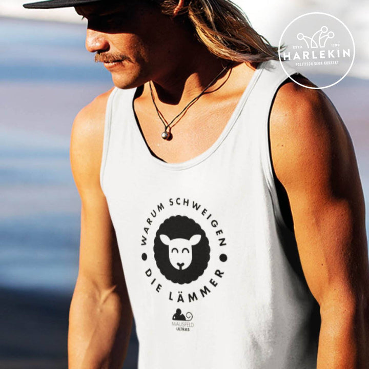 TANK TOP BUBEN • MAUSFELD ULTRAS / WARUM SCHWEIGEN DIE LÄMMER - HELL-HARLEKINSHOP