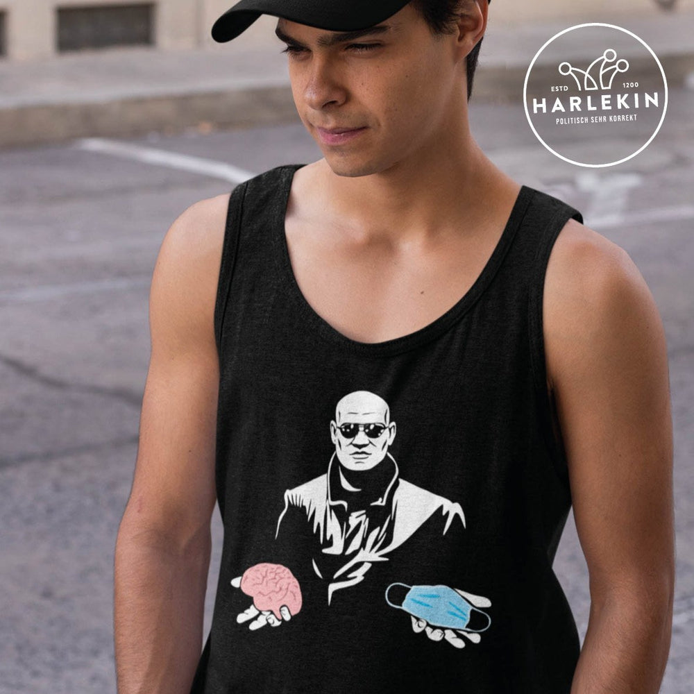TANK TOP BUBEN • RED OR BLUE PILL / MORPHEUS-HARLEKINSHOP