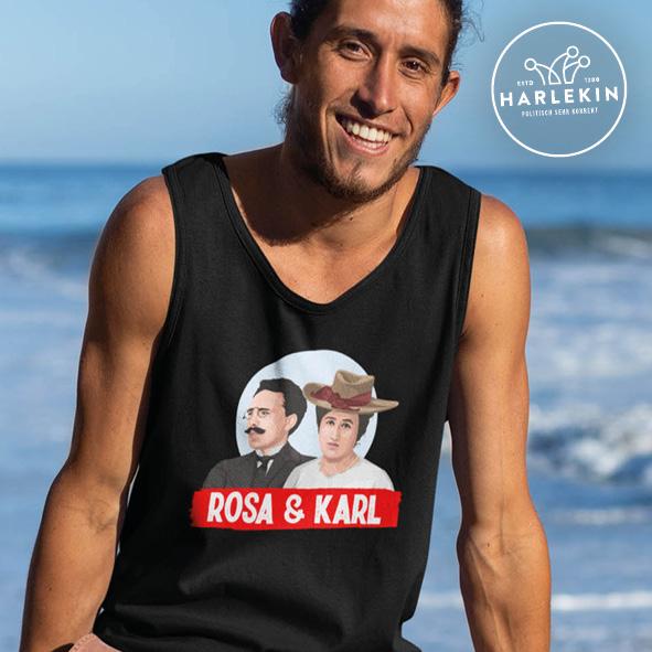 TANK TOP BUBEN • ROSA & KARL / LUXEMBURG & LIEBKNECHT-HARLEKINSHOP