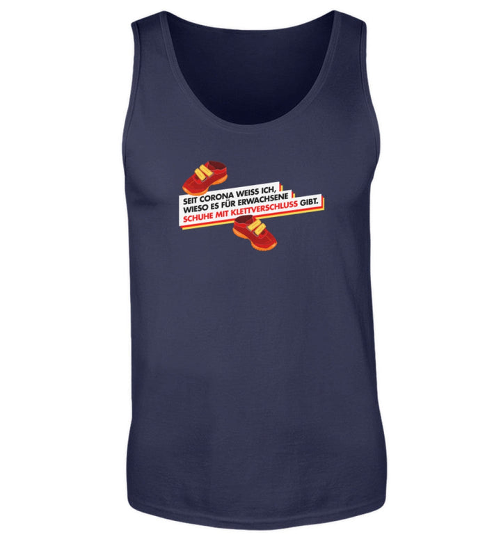 TANK TOP BUBEN • SCHUHE MIT KLETTVERSCHL - Herren Tanktop-HARLEKINSHOP