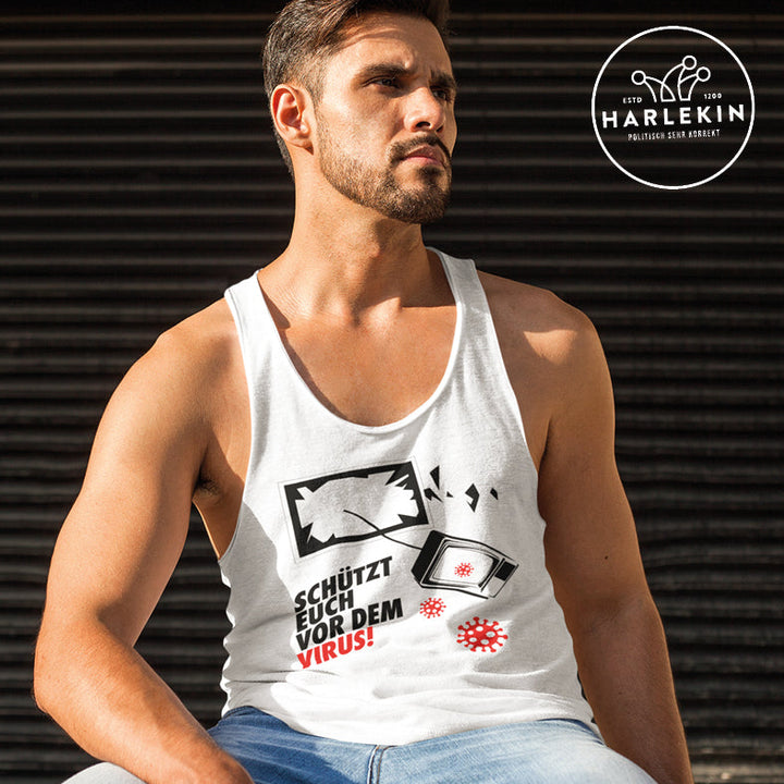 TANK TOP BUBEN • SCHÜTZT EUCH VOR DEM VIRUS-HARLEKINSHOP