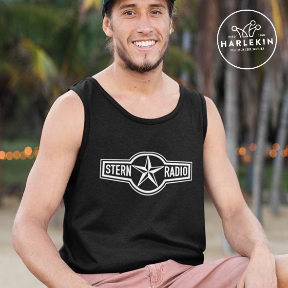 TANK TOP BUBEN • STERNRADIO BADGE-HARLEKINSHOP