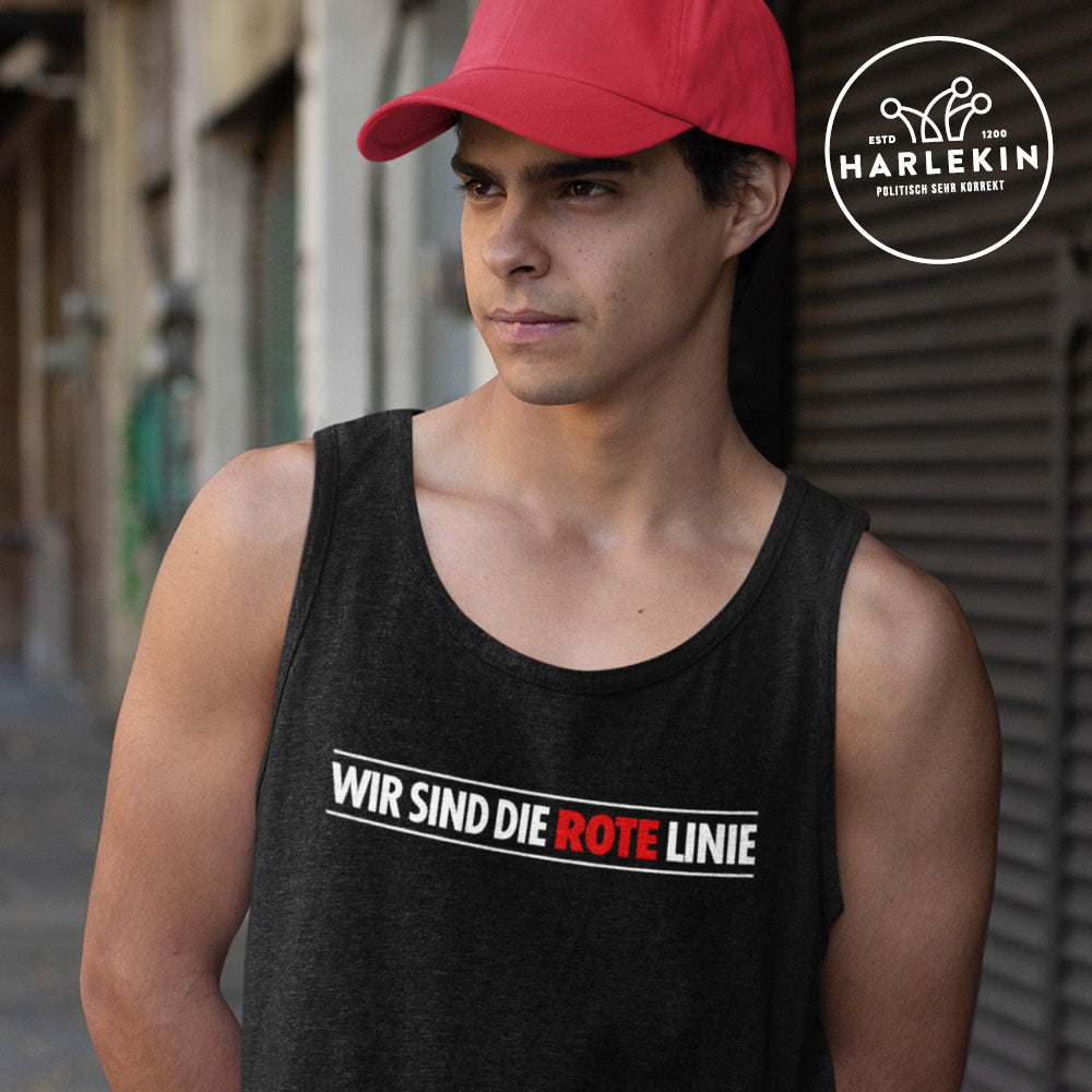 TANK TOP BUBEN • WIR SIND DIE ROTE LINIE-HARLEKINSHOP