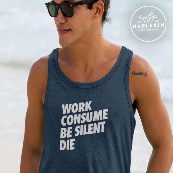 TANK TOP BUBEN • WORK CONSUME BE SILENT-HARLEKINSHOP