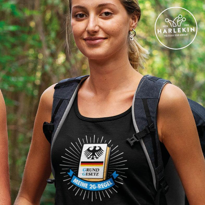 TANK TOP MÄDELS • 2G-REGEL: GRUNDGESETZ-HARLEKINSHOP